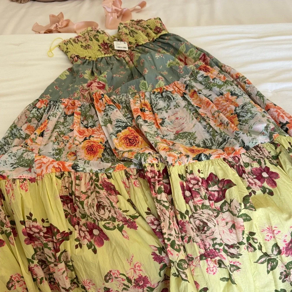 Free people Blue bell floral maxi NWT - Picture 7 of 7